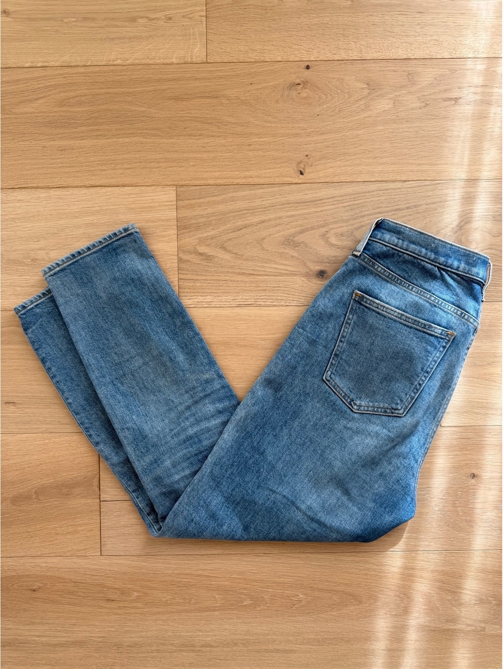 Aritzia Denim Forum The Yoko High Rise Slim Jeans Size 30 Medium Wash